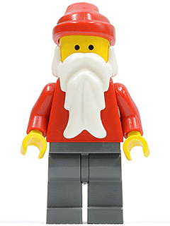 Santa, Dark Bluish Gray Legs