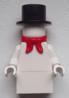 LEGO Snowman with 1 x 2 Brick as Legs (hol021) minifigure