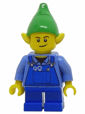 Elf - Blue Overalls, Brown Dimple