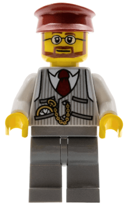 LEGO Christmas Train Ride Driver (hol096) City Minifigure