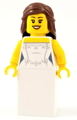 LEGO Bride Wedding Dress (hol113) minifigure