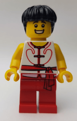 LEGO Dragon Boat Race Team Red/White Member 3 (hol149) minifigure