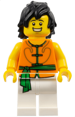 LEGO Dragon Boat Race Team Green/Orange Member 1 (hol153) minifigure