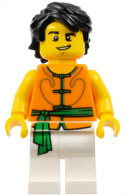 LEGO Dragon Boat Race Team Green/Orange Member 2 (hol154) minifigure