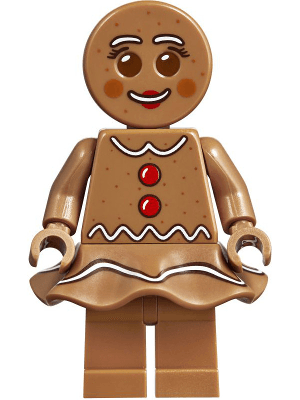 LEGO Gingerbread Woman (hol168) City Minifigure