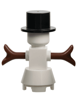 LEGO Snowman with 2 x 2 Truncated Cone as Legs (hol170) City Minifigure