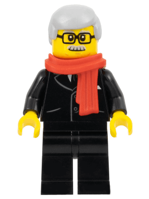 LEGO Mayor Lion Dance Red Scarf (hol175) City Minifigure