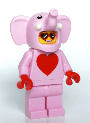 LEGO Love Elephant (hol198) Promotional Minifigure