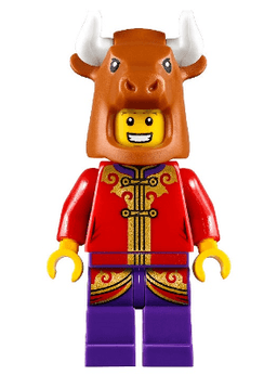 LEGO Year of the Ox Guy (hol224) minifigure