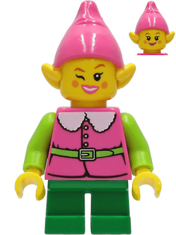 Pink Elf - Green Legs