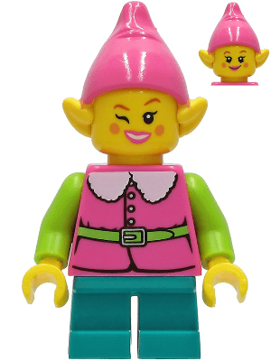 Pink Elf - Dark Turquoise Legs