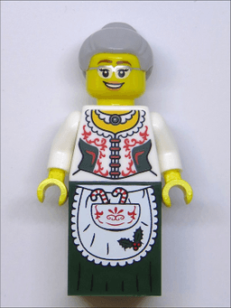LEGO Mrs. Claus (hol241) minifigure