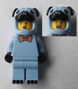 LEGO Pug Costume Guy (hol245) minifigure