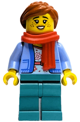 LEGO Wintertime Carriage Passenger (hol333) minifigure