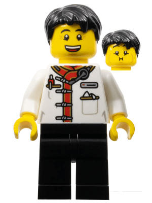 LEGO Waiter (hol345) City Minifigure