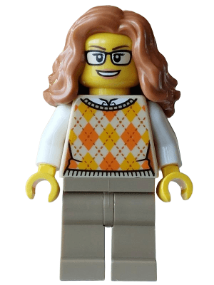 LEGO Carol Choir Double Bass Player (hol405) City Minifigure
