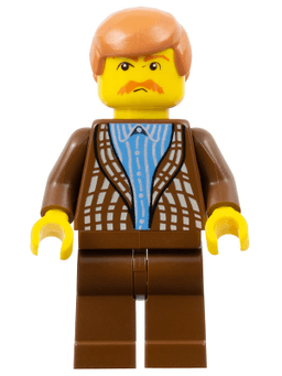 LEGO Uncle Vernon Dursley (hp023) minifigure