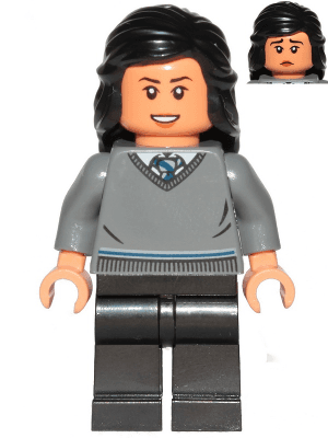Cho Chang - Dark Bluish Gray Ravenclaw Sweater without Crest, Black Legs