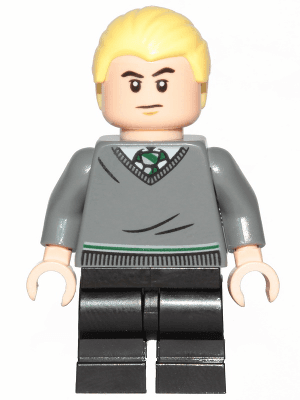 Draco Malfoy - Slytherin Sweater, Black Medium Legs