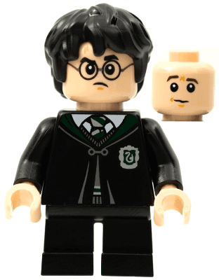Harry Potter - Black Slytherin Robe and Short Legs (Gregory Goyle Transformation)