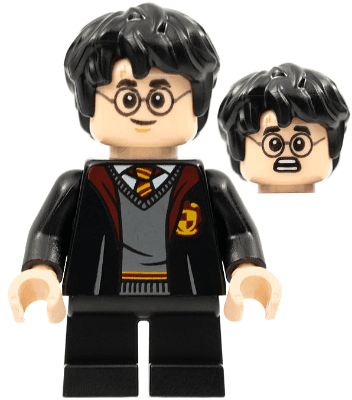 Harry Potter - Gryffindor Robe Open, Black Short Legs, Grin / Scared Head