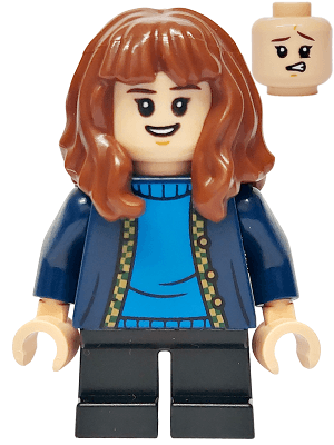 Hermione Granger - Dark Blue Cardigan, Black Short Legs