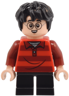 Harry Potter - Red Striped Sweater, Black Short Legs