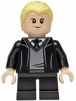 Draco Malfoy - Hogwarts Robe, Black Tie, Grin