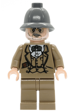 Professor Henry Jones Sr. - Dark Bluish Gray Pith Helmet, Diary in Pocket