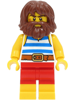 LEGO Ray the Castaway (idea122) minifigure