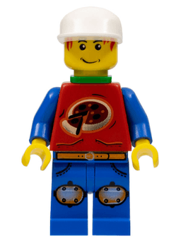 LEGO Xtreme Stunts Pepper Roni with Neck Bracket (ixs003a) minifigure
