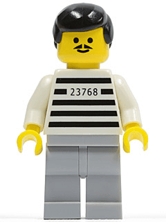 LEGO Police (jail004) Town / City Minifigure