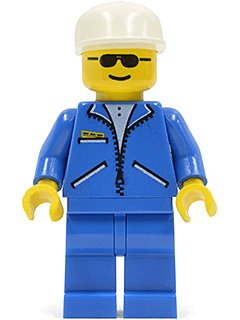 LEGO Jacket Blue (jbl005) Town / City Minifigure