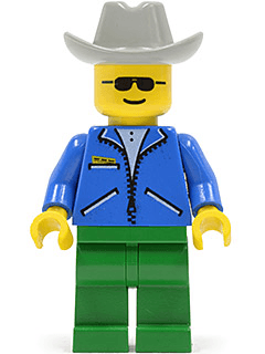 LEGO Jacket Blue (jbl006) Town / City Minifigure
