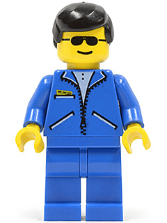 LEGO Jacket Blue (jbl007) Town / City Minifigure