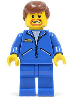 LEGO Jacket Blue (jbl010) LEGO Minifigure