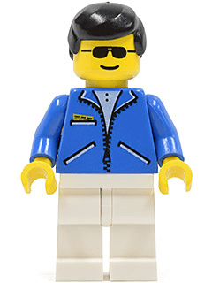 LEGO Jacket Blue (jbl012) Town / City Minifigure