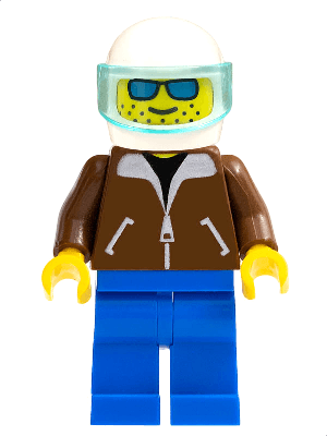 LEGO Helicopter Pilot (jbr001) Town / City Minifigure