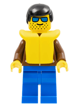 LEGO Jacket Brown (jbr006) minifigure