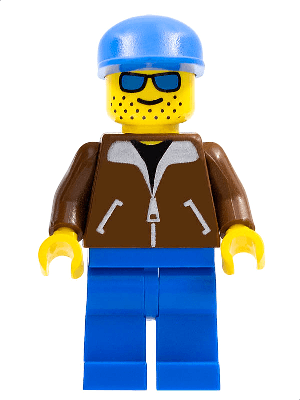 LEGO Jacket Brown (jbr008) Town / City Minifigure
