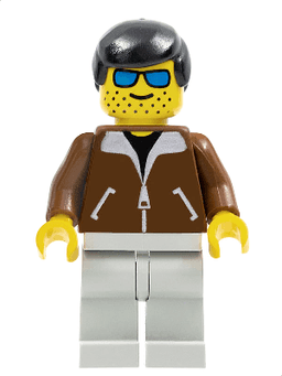 LEGO Jacket Brown (jbr009) minifigure
