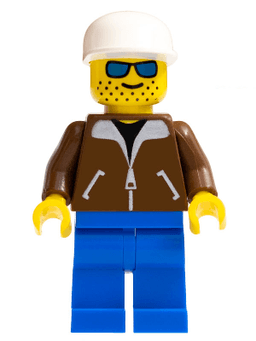 LEGO Jacket Brown (jbr010) minifigure