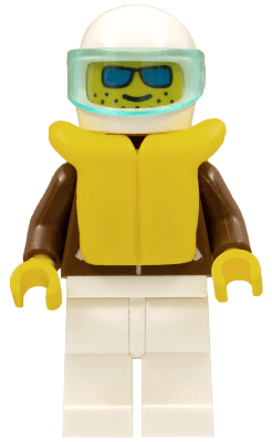 LEGO Jacket Brown (jbr011) Town / City Minifigure