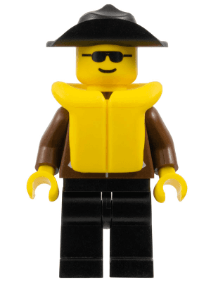 LEGO Jacket Brown (jbr014) Town / City Minifigure