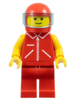 LEGO Jacket Red with Zipper (jred012) Town / City Minifigure