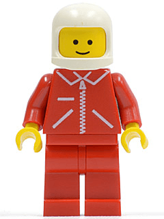 LEGO Jacket Red with Zipper (jred015) Town / City Minifigure