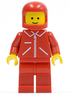 LEGO Jacket Red with Zipper (jred018) minifigure