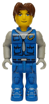 Jack Stone - Blue Jacket, Blue Pants, Gray Shirt