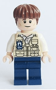 LEGO Vet (jw006) Jurassic World Minifigure