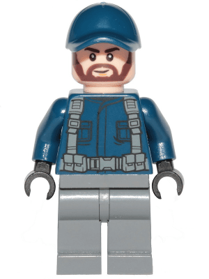 ACU Guard - Male, Dark Blue Cap, Light Nougat Head, Beard